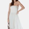 Vestido Branco Tomara que caia Chocolate