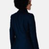 Blazer Feminino Massino Dutti Xadrez Azul Escuro - Imagem 3