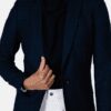 Blazer Feminino Massino Dutti Xadrez Azul Escuro - Imagem 6