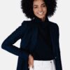 Blazer Feminino Massino Dutti Xadrez Azul Escuro - Imagem 7