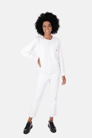 Moletom Polo Sport Ralph Lauren Off White Bandeira M