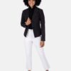 Blazer Feminino Armani Jeans Marrom Pespontado