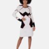 Vestido Tubinho BoBô Preto e Branco Tricot