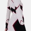 Vestido Tubinho BoBô Preto e Branco Tricot - Imagem 6