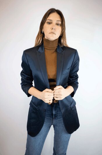 Blazer Feminino D&G Azul Marinho