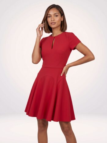 Vestido Diane Von Furstenberg Vermelho- Tamanho 40