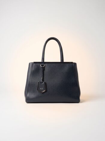 Alternative view of BOLSA FENDI 2JOURS AZUL-MARINHO ESTRUTURADA