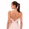 Vestido Longo Flower Rosa Claro com Aplicações Beach - Imagem 6