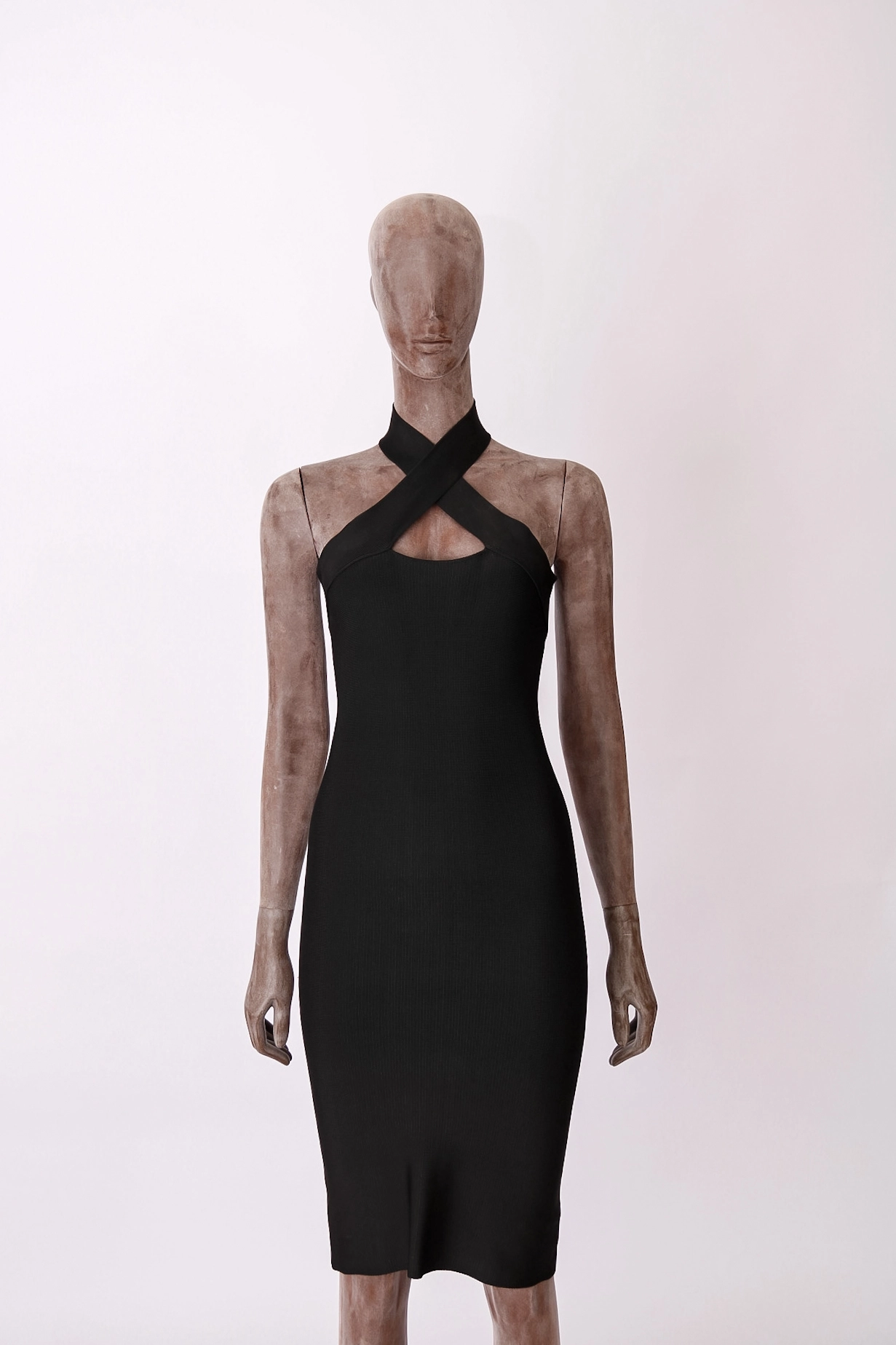 Vestido Lolitta Edição Especial Preto Tubinho Detalhe no Pescoço P