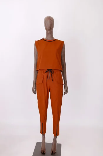 Conjunto Blusa + Calça Forum Terracota PP