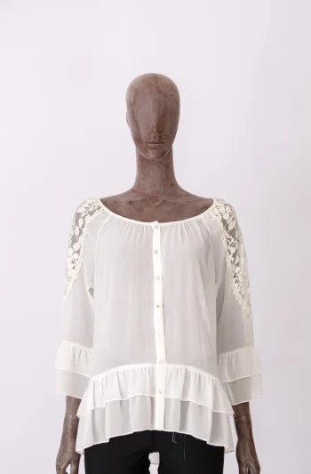 Blusa Shop126 Off White