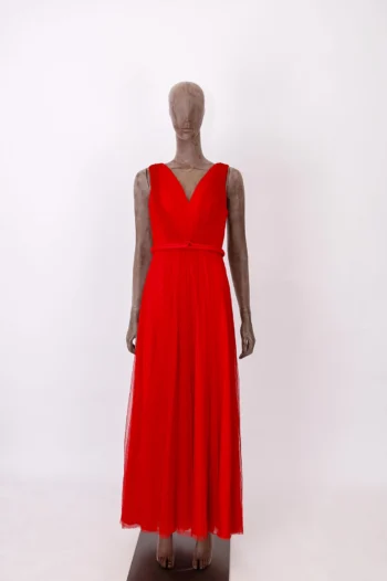 Vestido de Festa Trinitá Vermelho em Tule 38