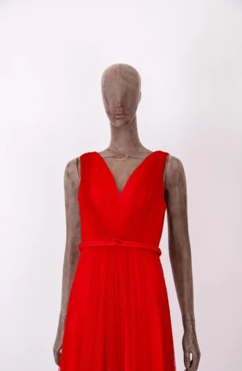 Alternative view of Vestido de Festa Trinitá Vermelho em Tule 38