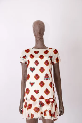 Vestido Tigresse Estampa Coraçoes PP