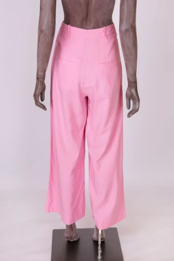 Alternative view of Calça ByNV Carolina Pantalona Rosa 34