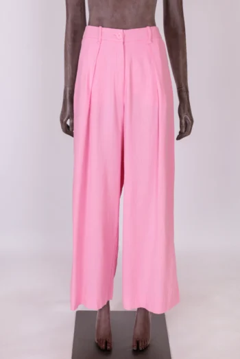 Calça ByNV Carolina Pantalona Rosa 34