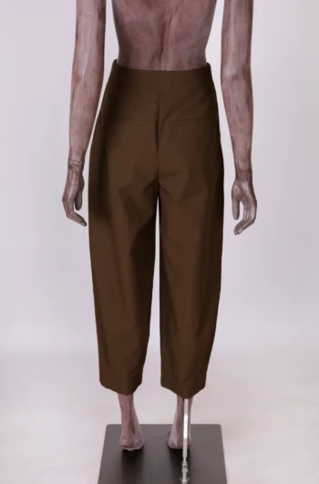 Alternative view of Calça Zara Alfaiataria Baggy Marrom PP
