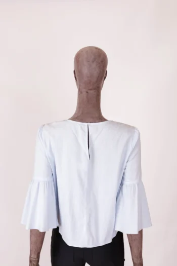 Alternative view of Blusa Zara Azul Com Perolas M