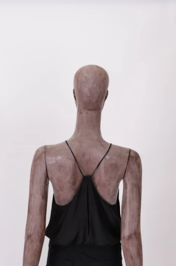 Alternative view of Body Carina Duek em Seda Preto P