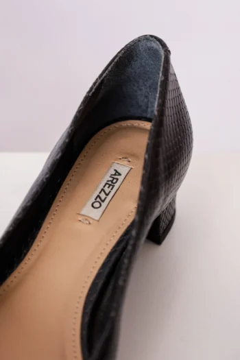 Alternative view of Sapato Arezzo Salto Baixo Peep Toe 35