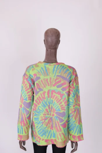 Alternative view of Sueter Tricot Cris Capoani Verde Lima M