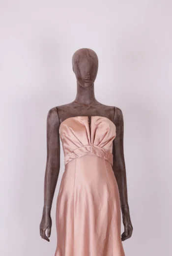 Alternative view of Vestido Sandro Barros Sem Alças Babados Rose P