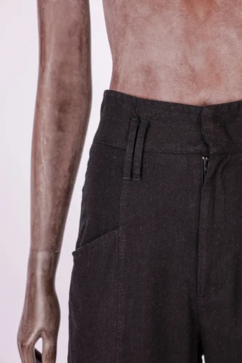 Alternative view of Calça Animale Clochard com Linho Preta 36