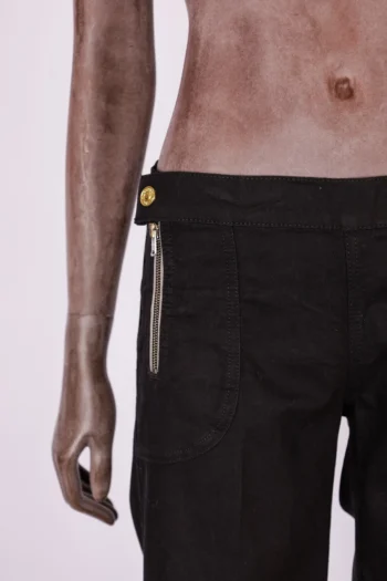 Alternative view of Calça Flare 7 For All ManKind Preta 28