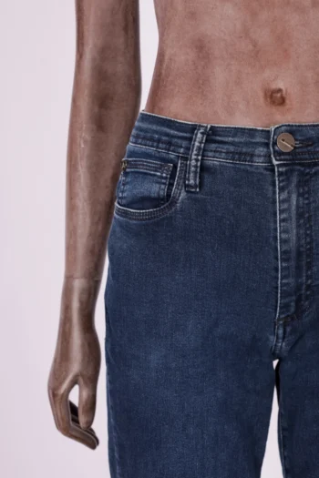 Alternative view of Calça Jeans Reta Animale Algodão Lavagem Escura 40