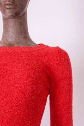 Alternative view of Blusa de Tricot Nexy Vermelha M