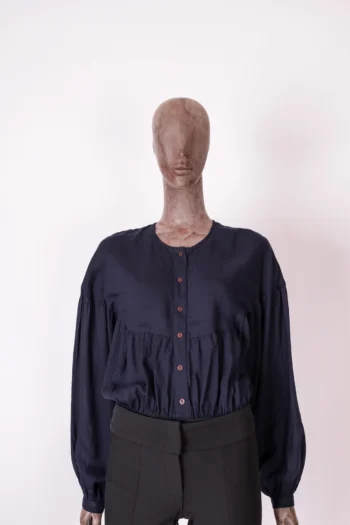 Body A.Niemeyer Estilo Camisa Azul Marinho P