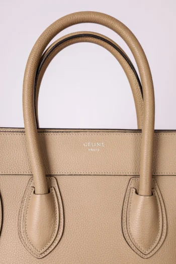 Alternative view of Bolsa Celine Mini Luggage Tote Cinza