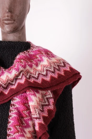 Alternative view of Cachecol Missoni Estampa Chevron Rosa