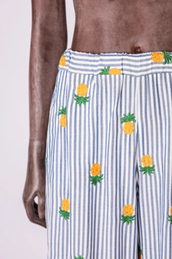 Alternative view of Calça Cantão Padrao Ananas Listrado P