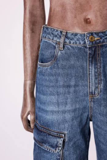 Alternative view of Calça Jeans Cargo Loren Triton Azul 38