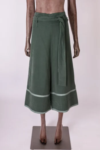 Calça Pantacourt A.Niemeyer Verde Escuro 36