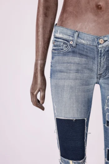 Alternative view of Calça Skinny Boyfriend Roxane 7forAllMankind Azul 27