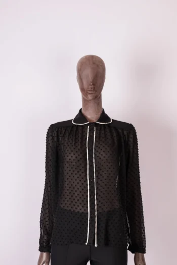 Camisa Loft 747 Preta Maquinetada P