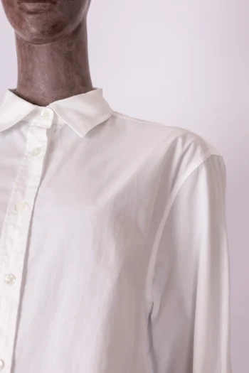 Alternative view of Camisa Tricoline 7 For AllMankind Branca P