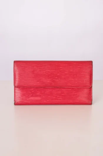 Carteira Louis Vuitton EPI Vermelha