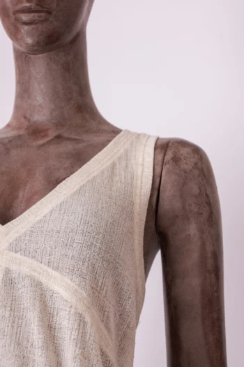 Alternative view of Conjunto Lili's Brand Tricot Bege Cós Texturizado P