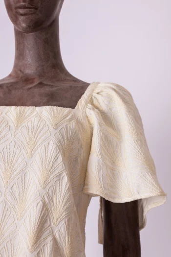Alternative view of Conjunto Missinclof Blusa + Calça Off-White Bordada 36