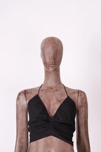 Cropped ByNV Brook Drapeado Preto G