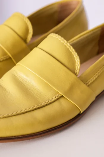 Alternative view of Mocassim Tatiana Loureiro Soft Verde Lima 38