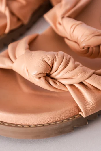 Alternative view of Rasteira Trançada Tatiana Loureiro Peach 38