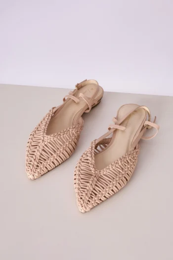 Sapatilha Anthropologie Trançada Rose 38