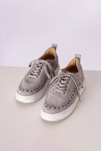 Tênis Sneaker Daily Tatiana Loureiro Cinza Suede 38