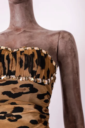 Alternative view of Vestido Blumarine 2008 Animal Print 100% Seda PP