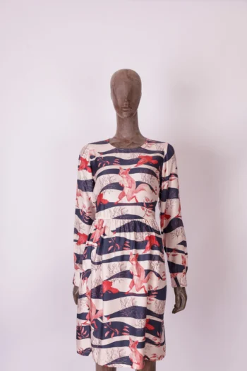Vestido Etoiles Rosa e Azul Fox P