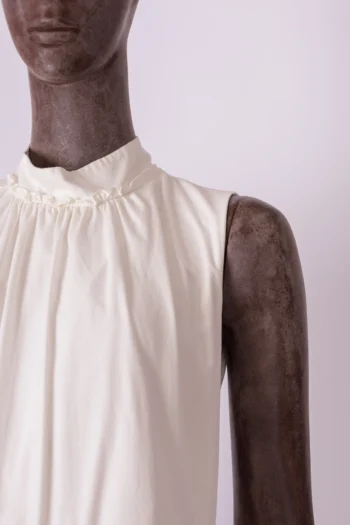 Alternative view of Vestido Marco Gurgel Para Carol Bassi Branco Amplo P